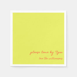 Guardanapo De Papel Funny Quote Introvert Humor Custom Chartreuse