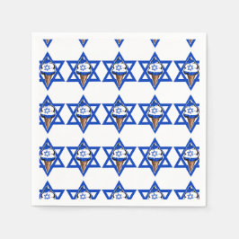 Guardanapo De Papel Funny sorvete de bandeira israelita