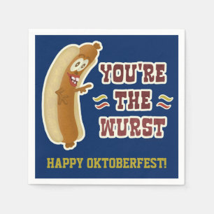 Guardanapo De Papel Funny Wurst Bratwurst Oktoberfest Humor
