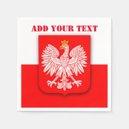 Guardanapo De Papel Futebol de 2022 - Polônia Flag World Cup Polska