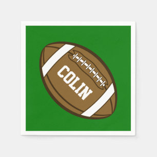 Guardanapo De Papel Futebol personalizado para rapazes que adoram espo