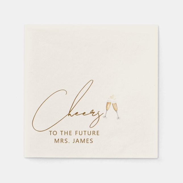 Guardanapo De Papel Futuro Sra. chá de panela napkins (Frente)