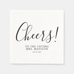 Guardanapo De Papel Futuro Sra. Minimal e Chic Wedding Napkins