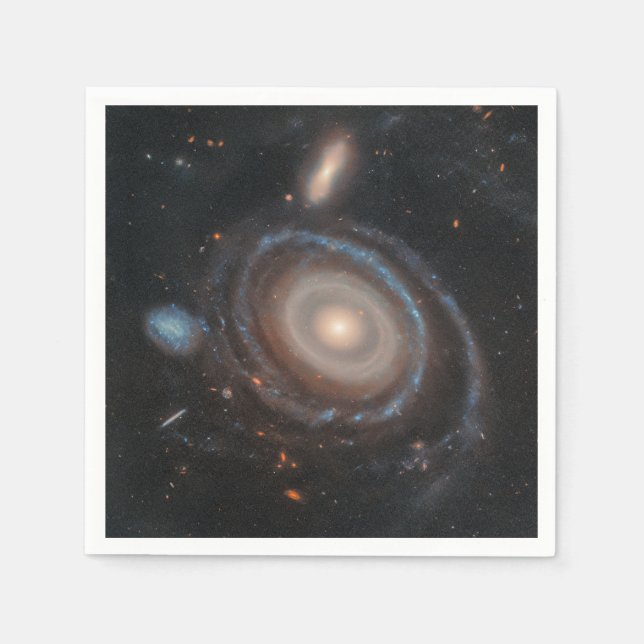 Guardanapo De Papel Galáxia Alvo da Hubble Space Telescope (Frente)