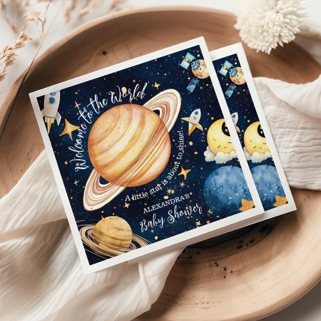 Guardanapo De Papel Galáxia Exterior do Espaço Moderno (Criador carregado)