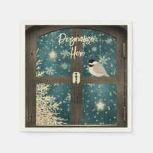 Galinha de neves com estrela do inverno