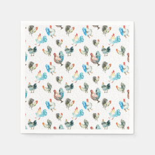 Guardanapo De Papel Galinha Lover Country Hens