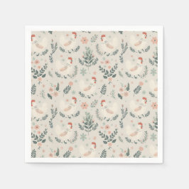 Guardanapo De Papel Galinha no Jardim