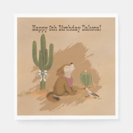 Guardanapo De Papel Galinhas do Deserto Oeste Selvagens