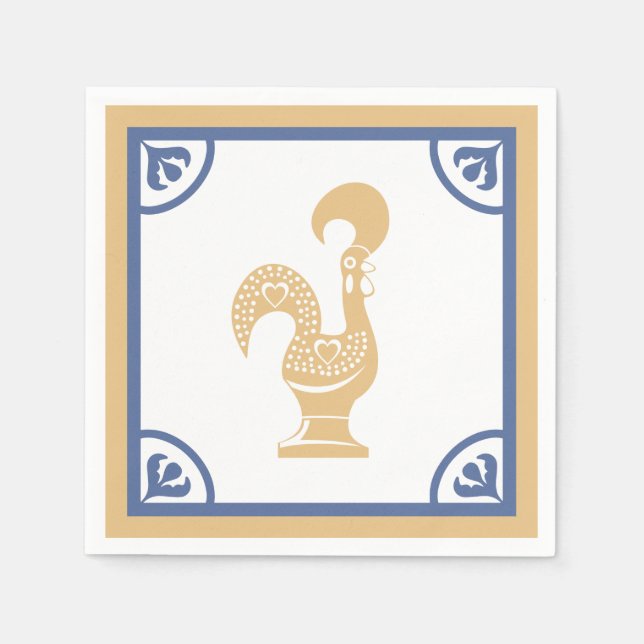 guardanapo de papel galo português (Frente)