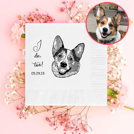 Guardanapo De Papel Galsh Corgi Dog Personalizado Eu Também