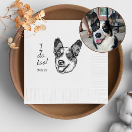 Guardanapo De Papel Galsh Corgi Dog Personalizado Eu Também