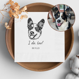 Guardanapo De Papel Galsh Corgi Dog Personalizado Eu Também