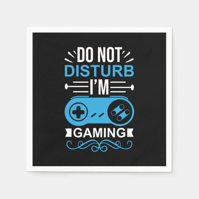 Guardanapo De Papel Gamer Gift I Am Gaming (Frente)