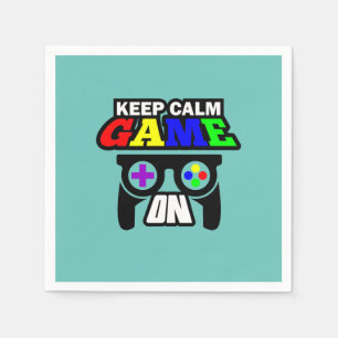 Guardanapo De Papel Gamer Gift Mantém O Jogo Calmo