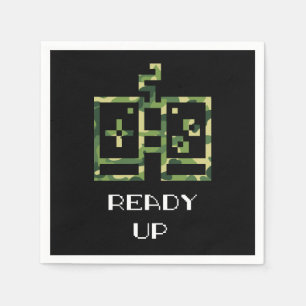 Guardanapo De Papel Gamer preparado para o controlador de vídeo de ca