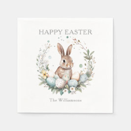 Guardanapo De Papel Garland de Ovos de Páscoa de primavera Bunny Perso