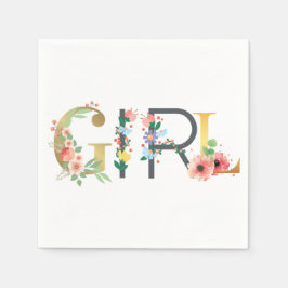 Guardanapo De Papel Garota