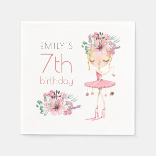 Guardanapo De Papel Garota 7 Whimsic Ballerina