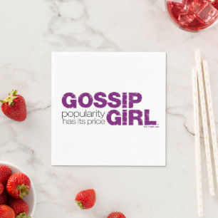 Guardanapo De Papel Garota Gossip - A Popularidade Tem Seu Preço