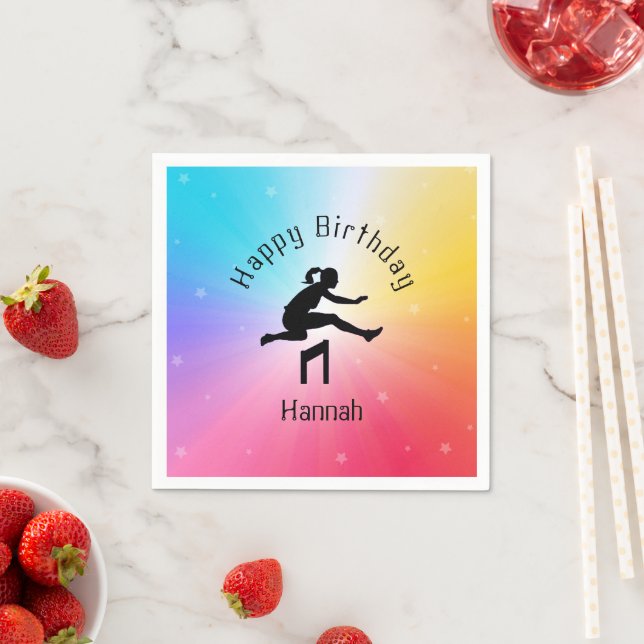 Guardanapo De Papel Garotas Rastream e Estrelas do Arco-Íris de Campo (Insitu)