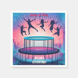 Guardanapo De Papel garotos legal trampoline Park 13