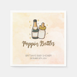 Guardanapo De Papel Garrafas de frascos para bebês de Chá de fraldas m