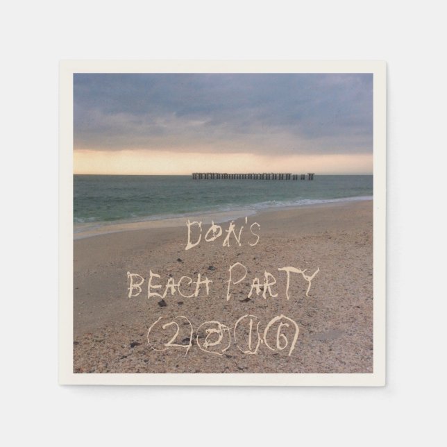 Guardanapo De Papel Gasparilla Island Sunset (Frente)