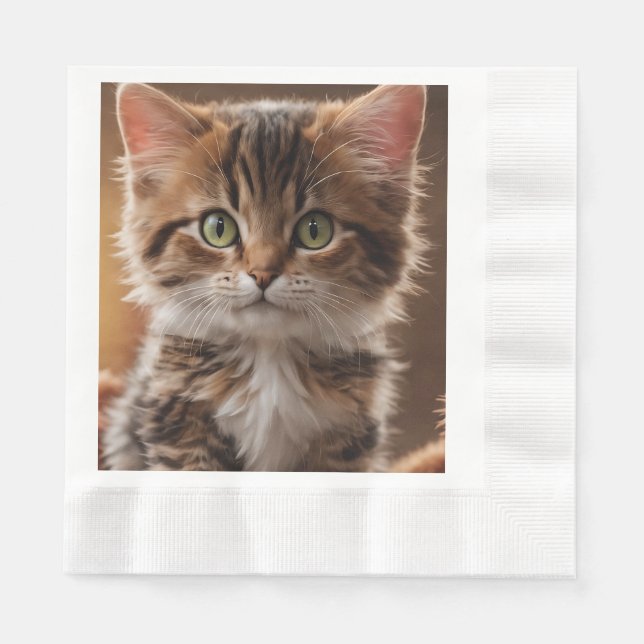 Guardanapo De Papel Gatinho Gato (Frente)