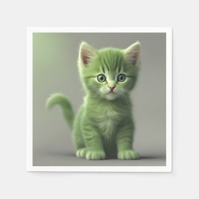 Guardanapo De Papel Gatinho Incrível (Frente)