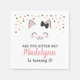 Guardanapo De Papel Gatinho Paper Napkins