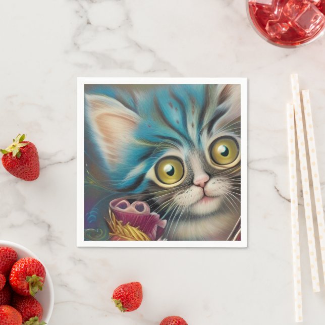 Guardanapo De Papel Gatinhos Adoráveis 6 (Insitu)