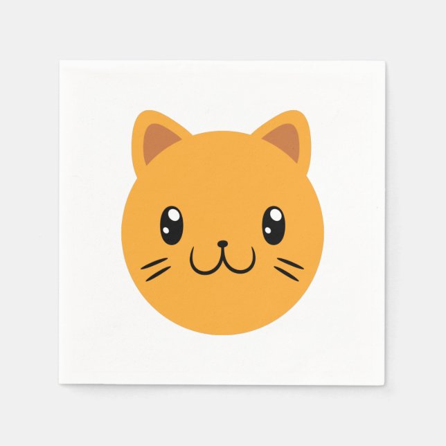 Guardanapo De Papel Gato Cinto (Frente)