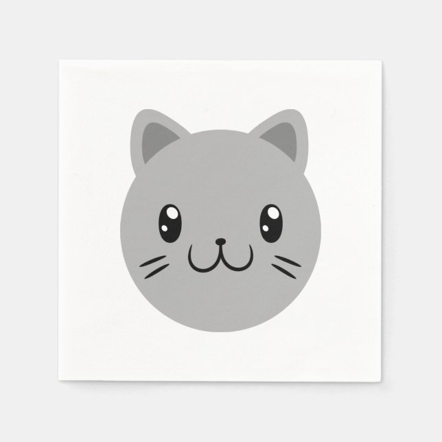 Guardanapo De Papel Gato Cinto (Frente)