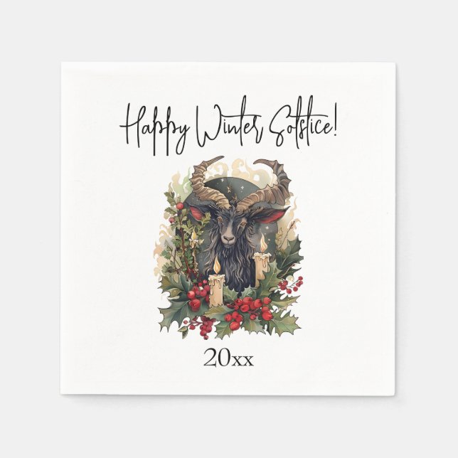 Guardanapo De Papel Gato Clássico Yule (Frente)