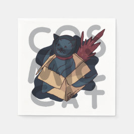 Guardanapo De Papel Gato Cósmico