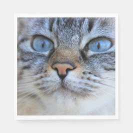 Guardanapo De Papel Gato de cinza