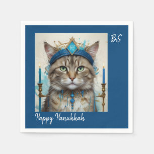 Guardanapo De Papel Gato festivo no hanukkah brincalhão Disguise