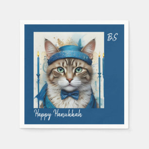 Guardanapo De Papel Gato festivo no hanukkah brincalhão Disguise