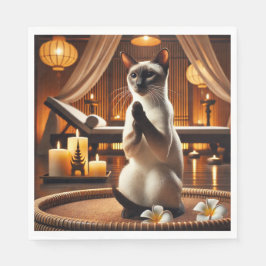Guardanapo De Papel Gato Siamês em Spa