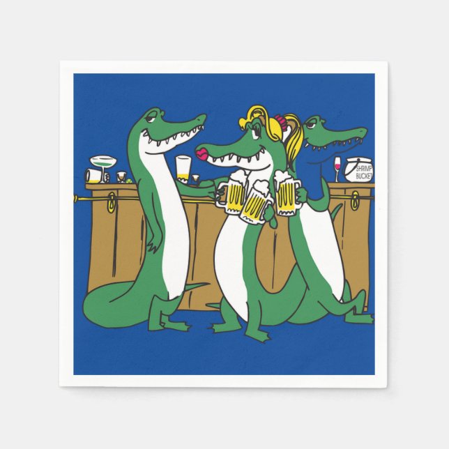 Guardanapo De Papel Gator Paper Napkin (Frente)