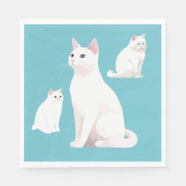 Guardanapo De Papel Gatos Demorados