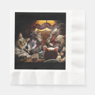 Guardanapo De Papel Gatos jogando pôquer