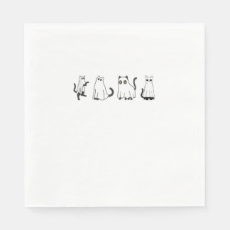 Guardanapo De Papel Gatos negros e bonitos em fantasias masculinos e m