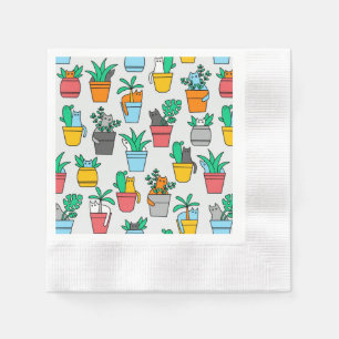 Guardanapo De Papel Gatos nos pântanos