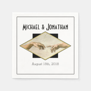 Guardanapo De Papel Gay de Arte Clássica