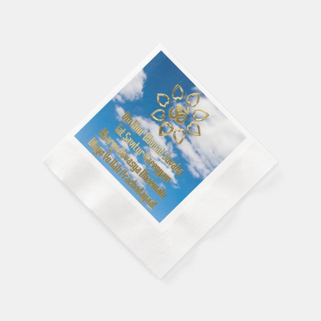 Guardanapo De Papel Gayatri mantra (Canto)