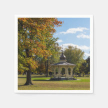 Gazebo de Outono no Maple Park