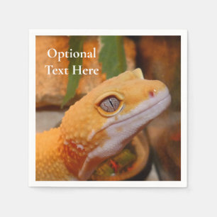 Guardanapo De Papel Gecko Leopardo Amarelo