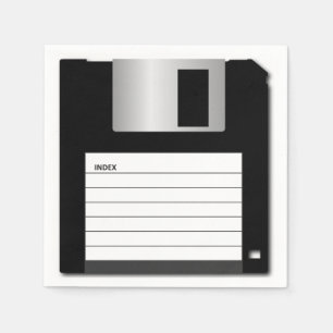 Guardanapo De Papel Geek de Computador de Disquete Clássico